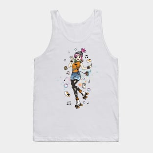 Roller party with friends Tank Top